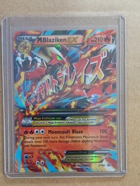 Mega Blaziken EX Card - Red Holo Collectible